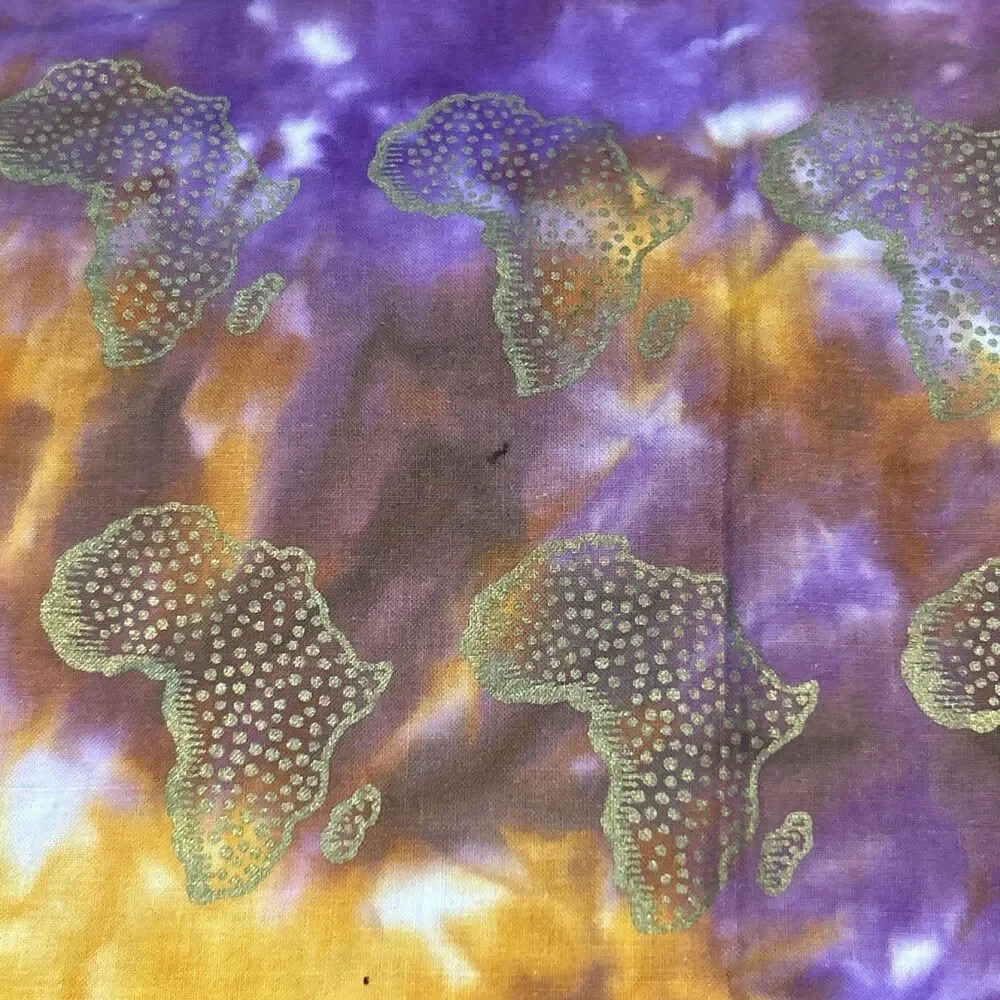 Batik Fabric 8 Pc  Lot Quilting Crafts Sewing Art Project Cotton Prints